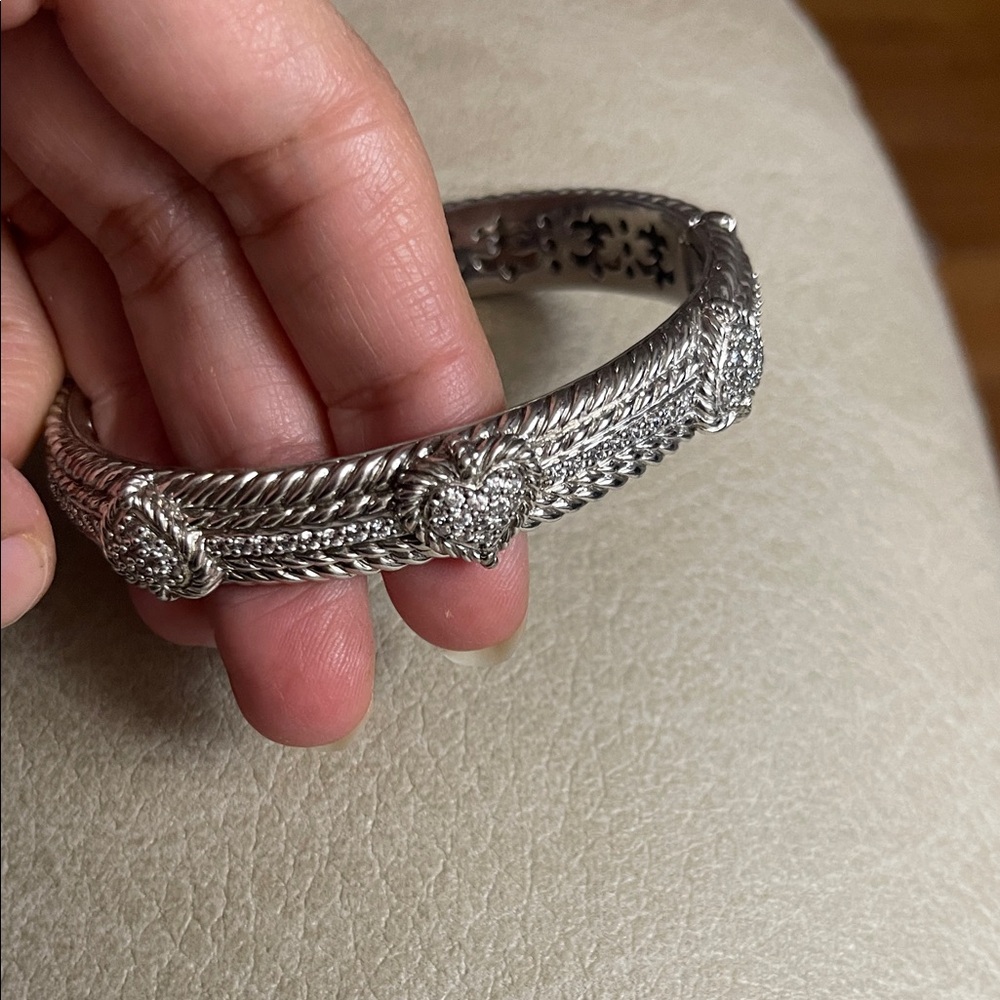 Judith Ripka Bracelet with Heart Accents
